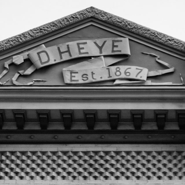 D. Heye Building. Est. 1867.